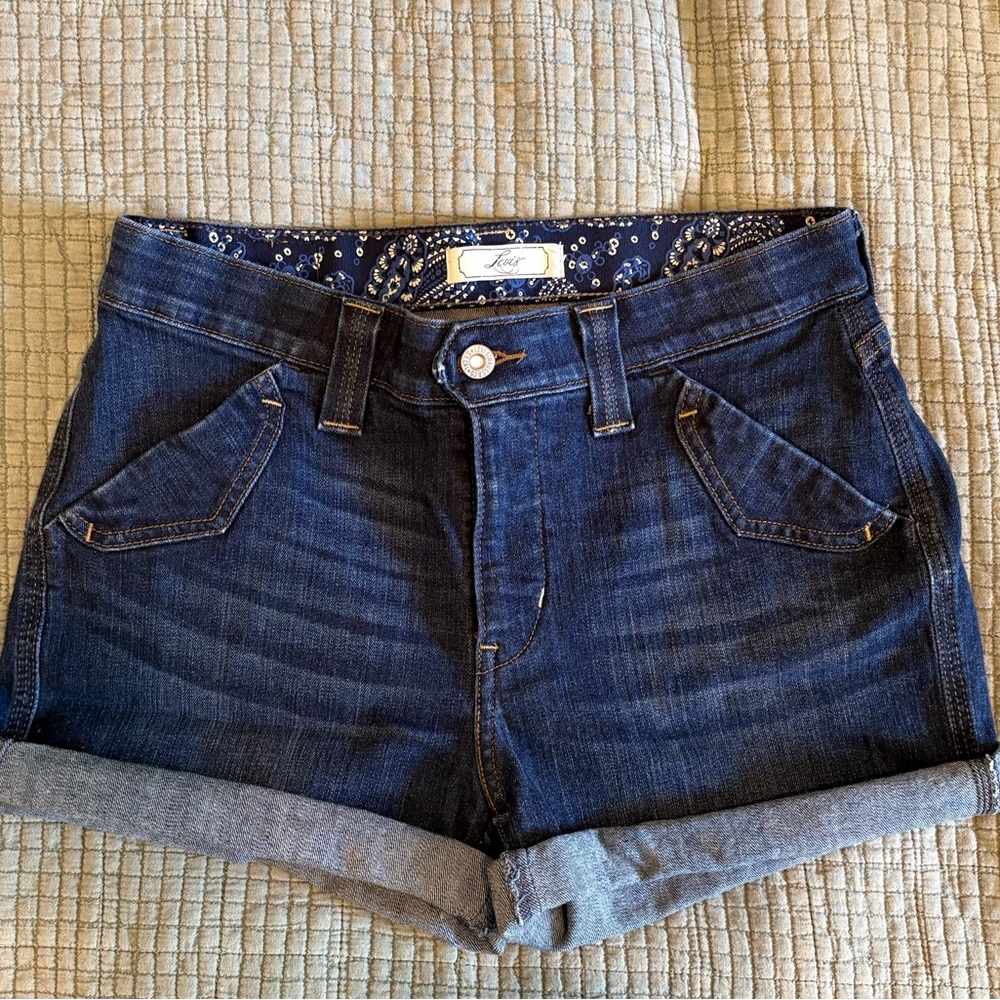 Levi's Dark Blue Jean Shorts